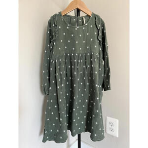 Rylee + Cru Northern Star Piper Boho Dress - Spruce, Size 8-9